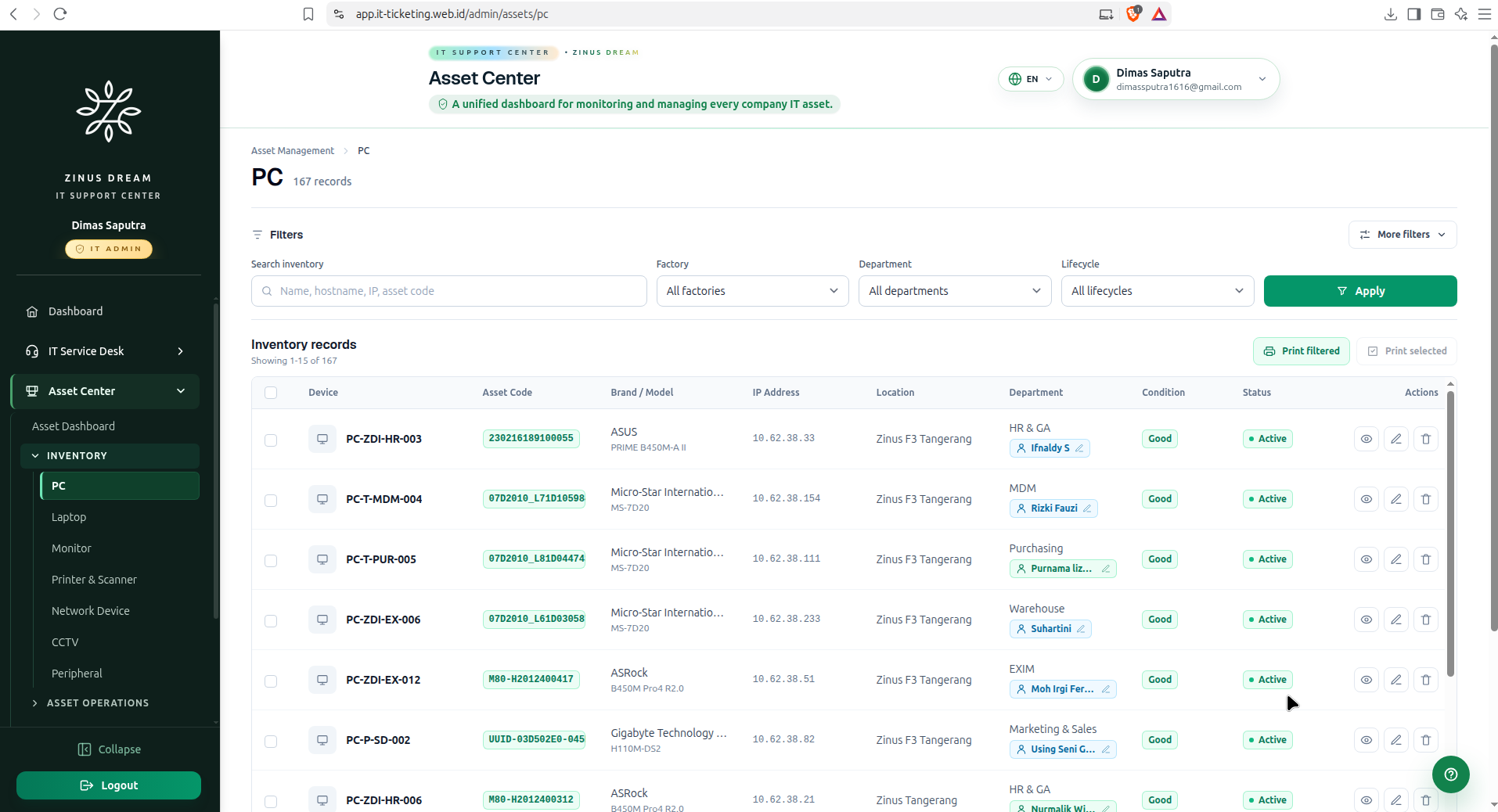 Zinus Ticketing screenshot 5