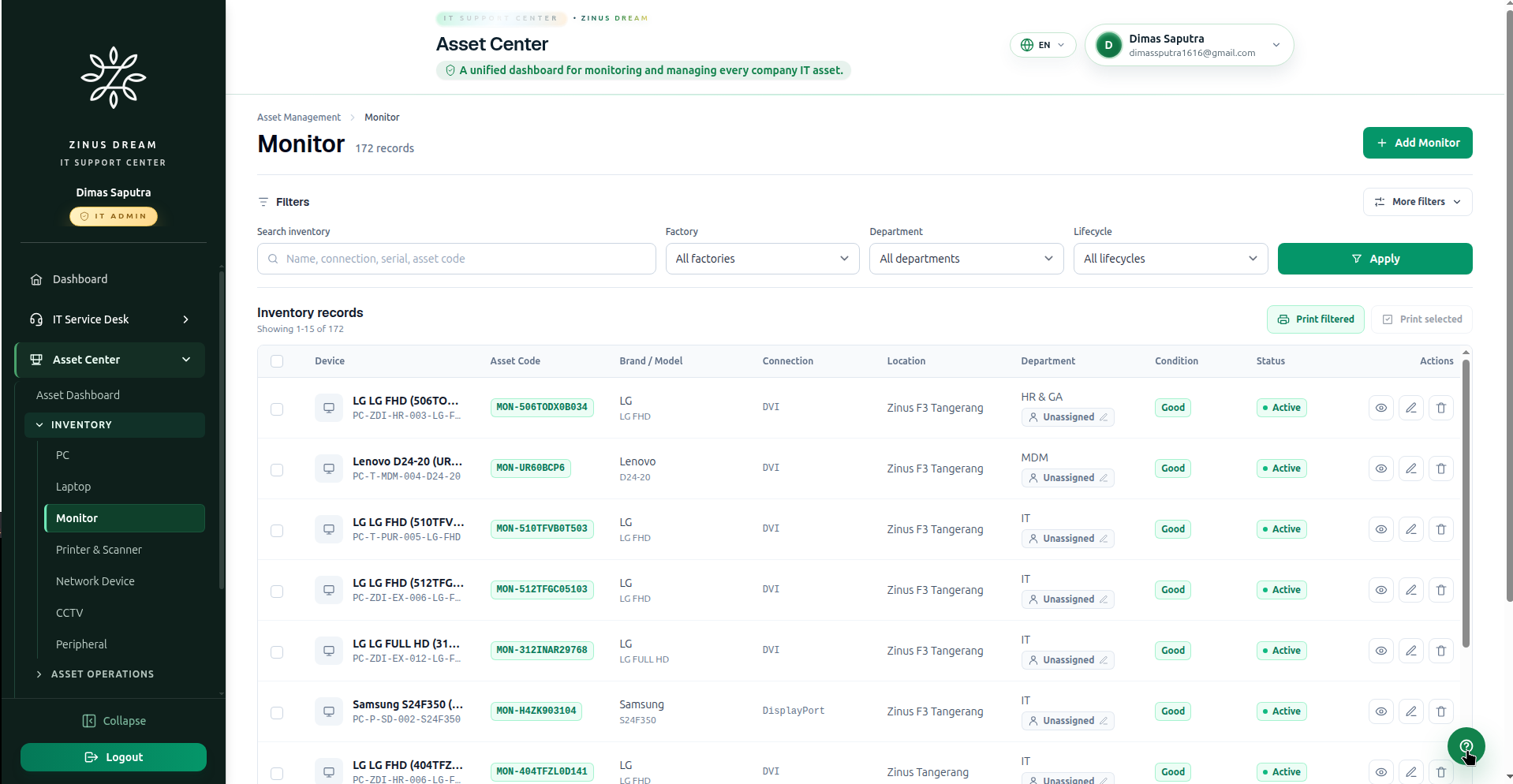 Zinus Ticketing screenshot 6